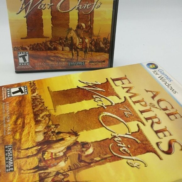 Age of Empires III War Chiefs Expansion Pack 2006 Booklet & Product Key Included - Picture 6 of 6
